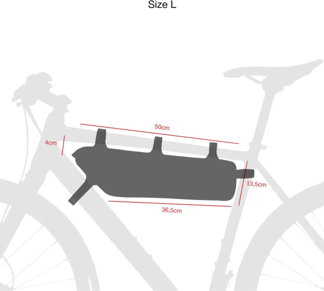 AGU Venture Frametas Fietstas 3L - Grijs