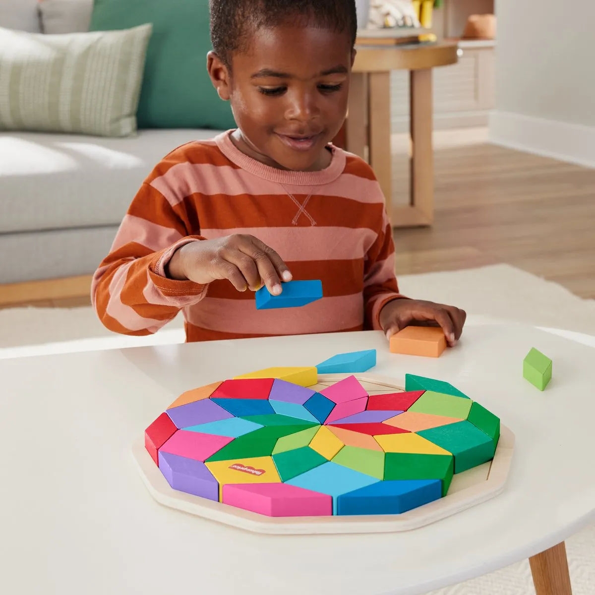 Fisher Price Geometrische Houten Mandala Puzzel 41 Stuks
