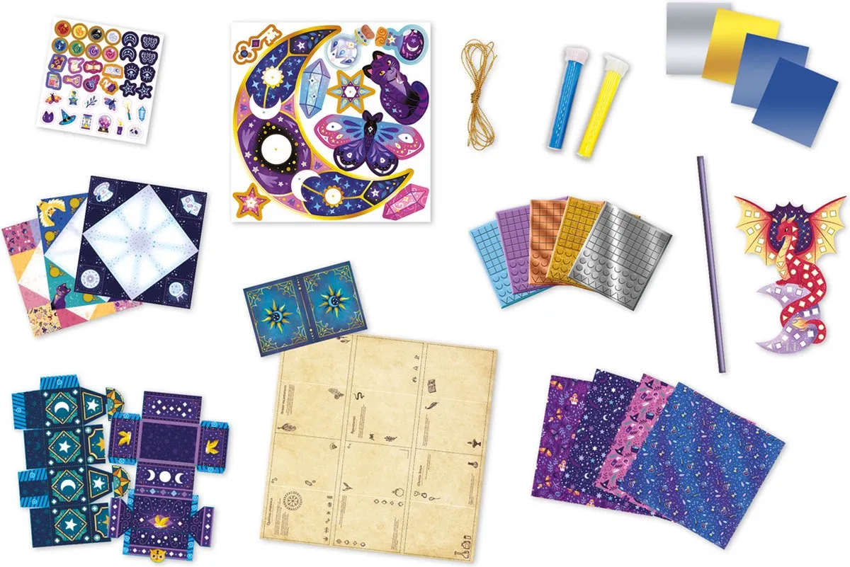 Janod Magic School Multi-Activiteiten Set - 8 Creaties - Multikleur - afbeelding 6 van 6