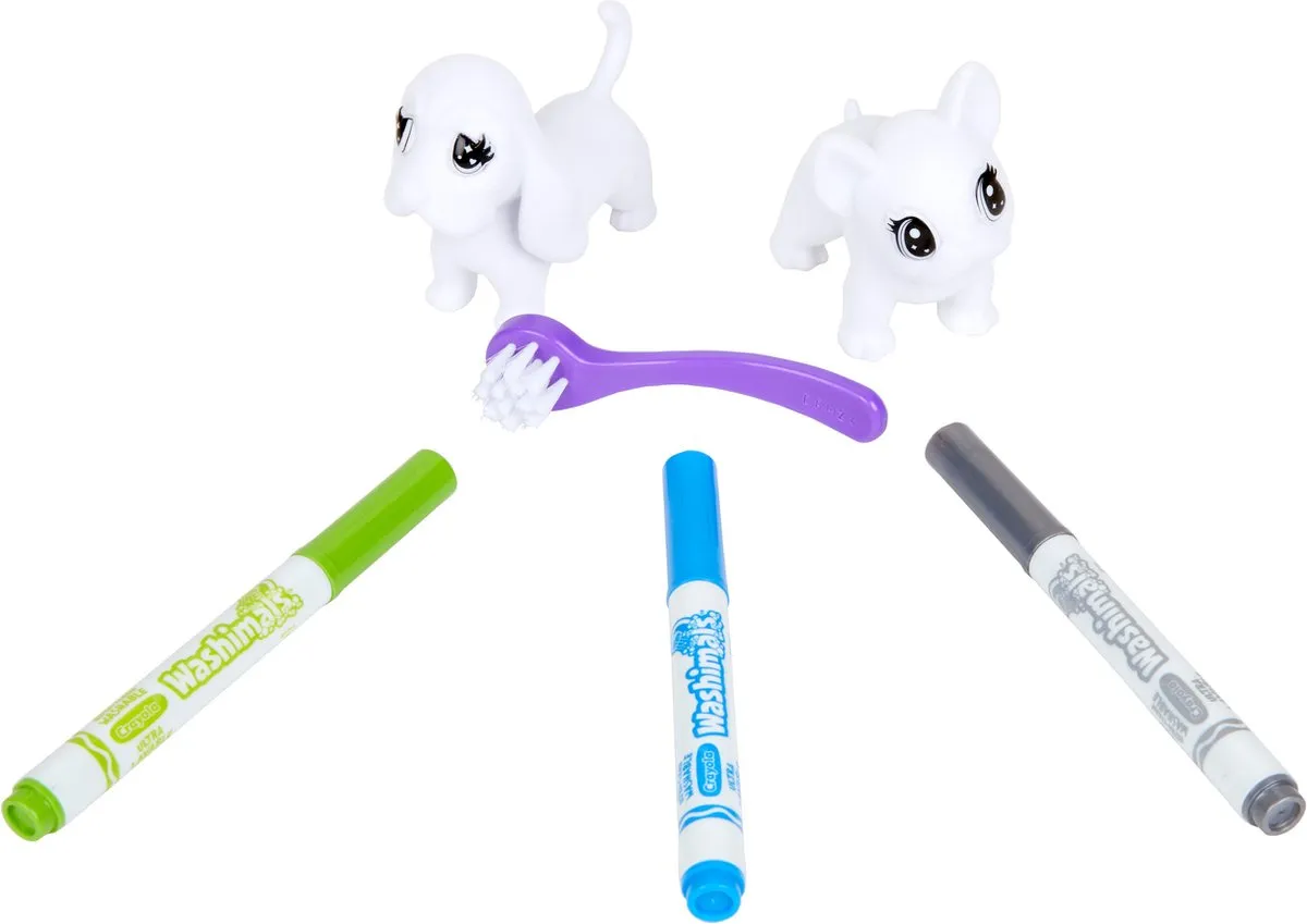 Crayola Washimals Uitbreidingsset Hond - Multi