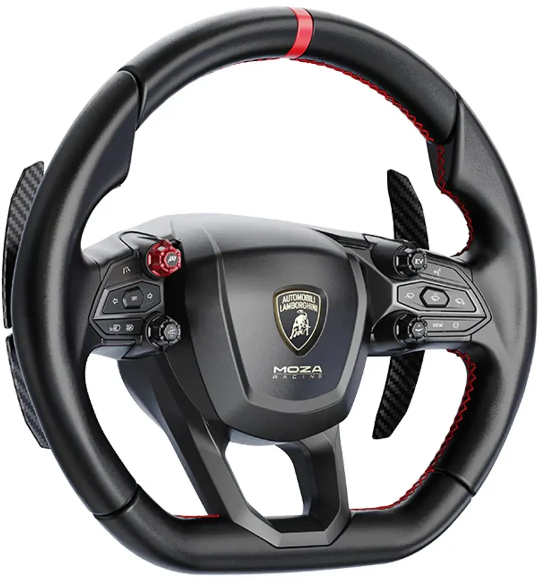 Moza Racing Lamborghini Revuelto Stuurwiel 34cm - Carbon Paddles
