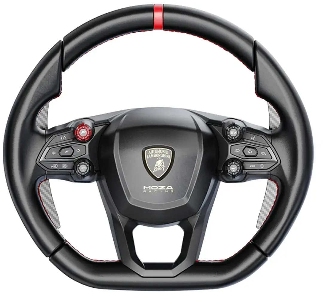 Moza Racing Lamborghini Revuelto Stuurwiel 34cm - Carbon Paddles