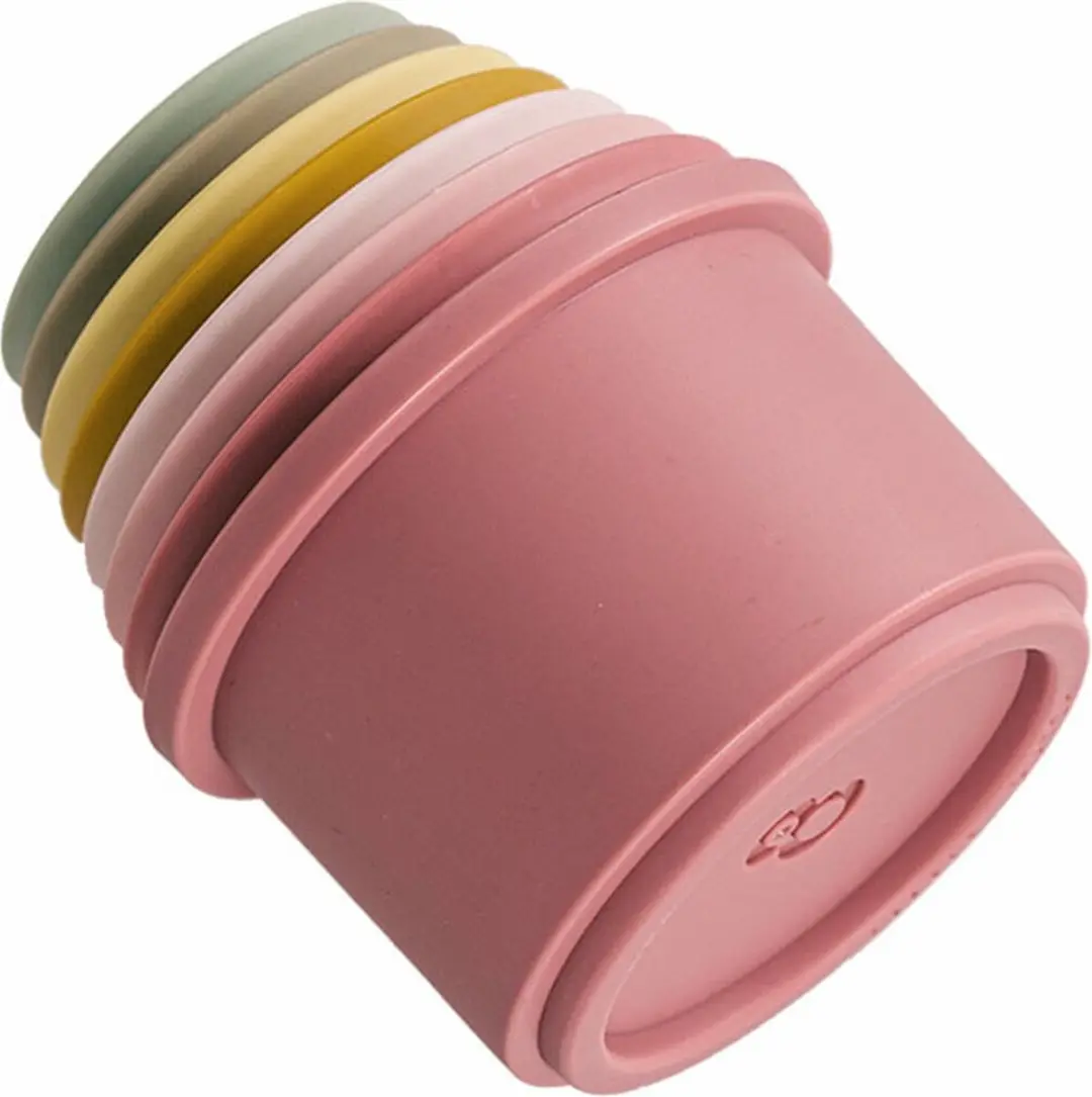 Little Dutch Stapelbekers - 6 Stuks - Roze - afbeelding 6 van 6