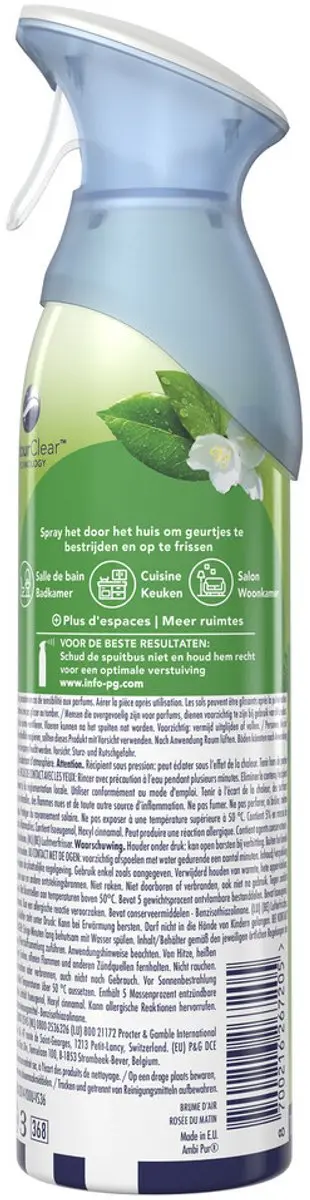Ambi Pur Luchtverfrisser Spray Ochtend Dauw 185ml - afbeelding 3 van 6