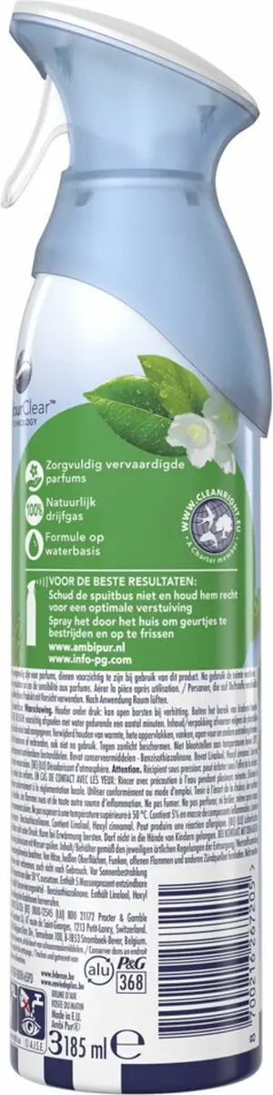 Ambi Pur Luchtverfrisser Spray Ochtend Dauw 185ml - afbeelding 6 van 6