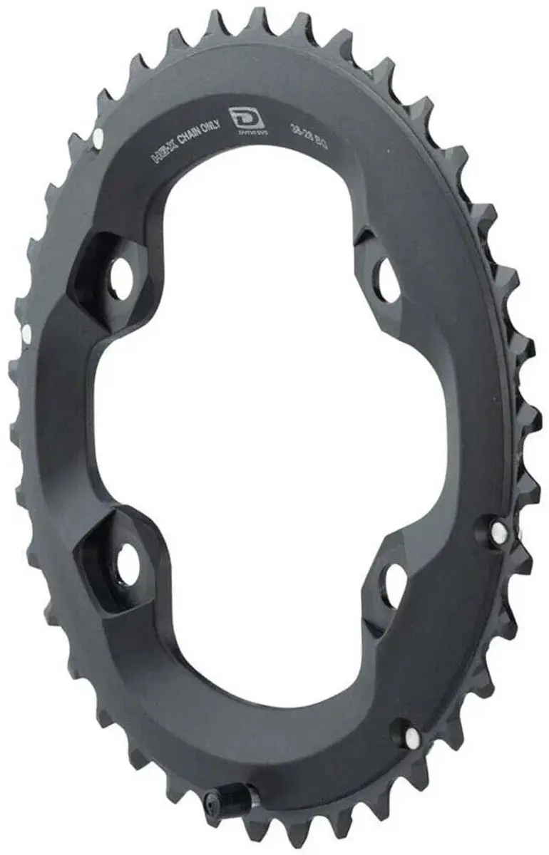 Shimano Deore FC-M6000-2 Kettingblad 38T - 10-speed - Zwart - afbeelding 5 van 5