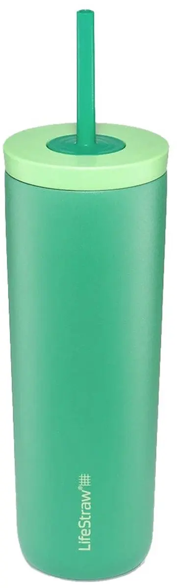 LifeStraw Go Tumbler 500ml RVS Waterfilterfles - Groen - afbeelding 6 van 6