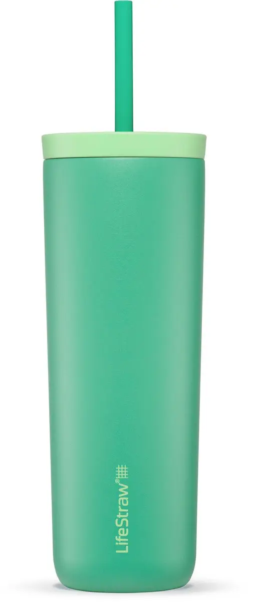 LifeStraw Go Tumbler 500ml RVS Waterfilterfles - Groen