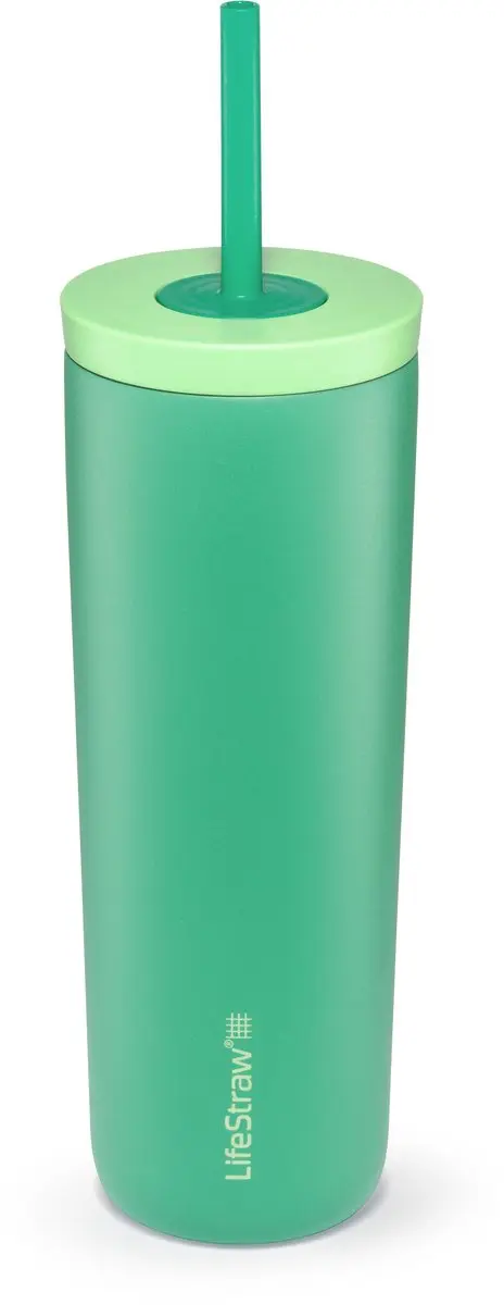 LifeStraw Go Tumbler 500ml RVS Waterfilterfles - Groen
