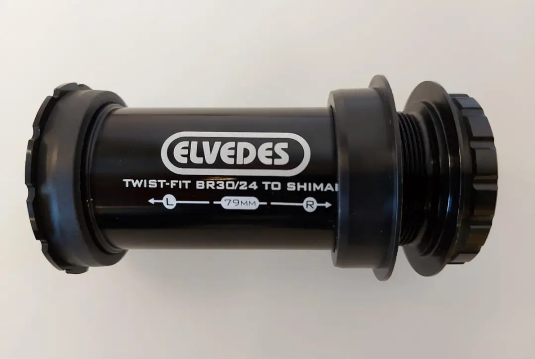 Elvedes Shimano Cervelo Trapaslagers 79mm - Zwart - afbeelding 2 van 3
