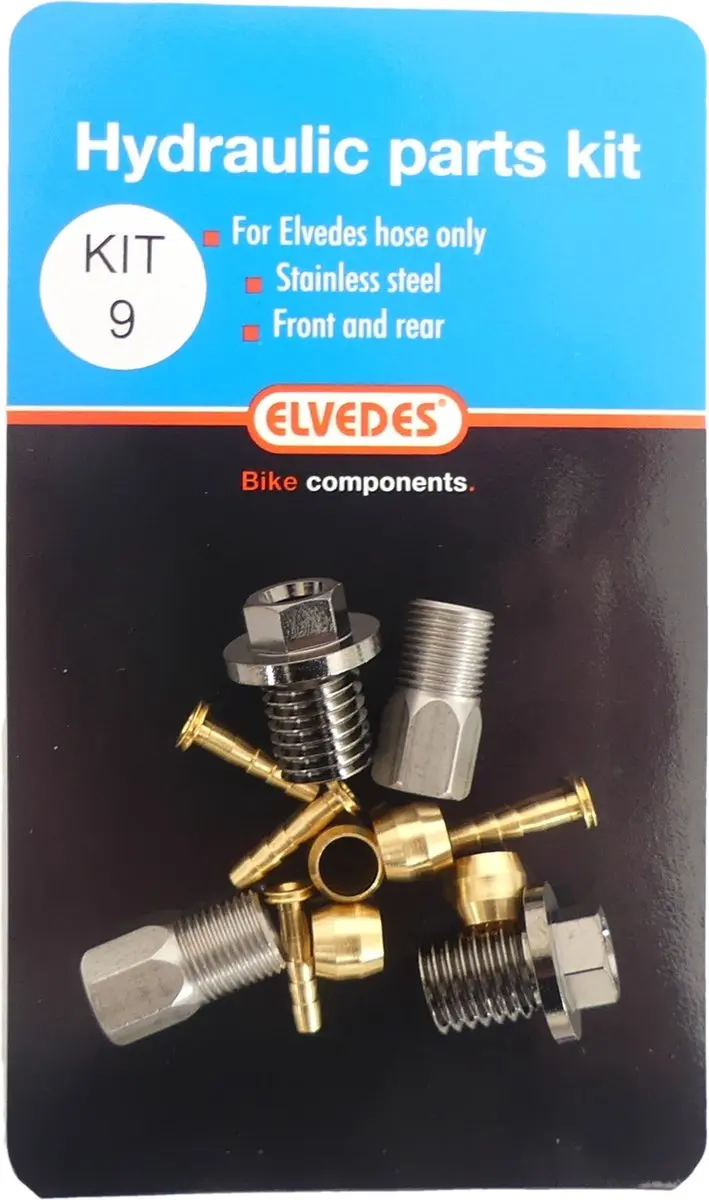 Elvedes Hydraulische Remkit 9-delig M9/M8 RVS
