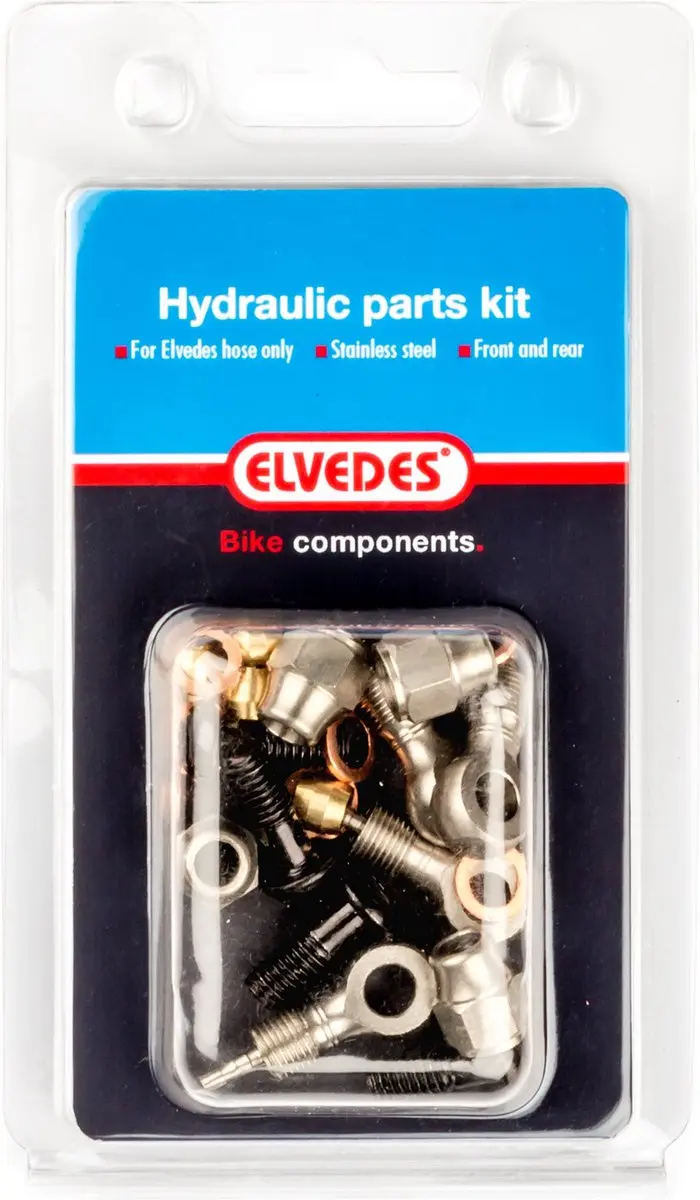 Elvedes Hydraulische Remkit 9-delig M9/M8 RVS - Stadsfiets - afbeelding 2 van 3