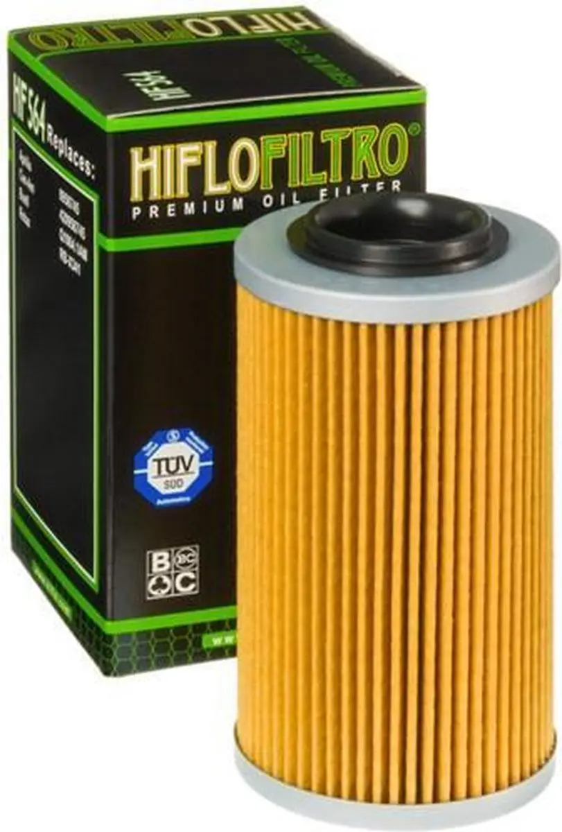hiflofiltro oliefilter voor motor can-am 990 spyder rt/rs 2008 tot 2012 hf564 42