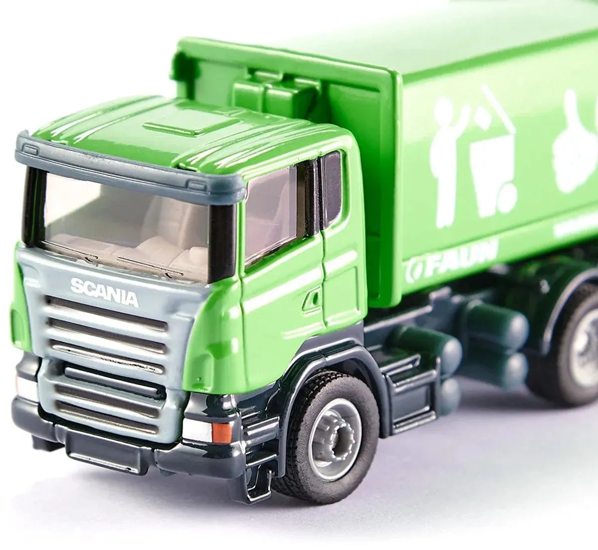 SIKU 1890 Scania Vuilniswagen 1:87 - Groen Metaal/Kunststof - afbeelding 6 van 6
