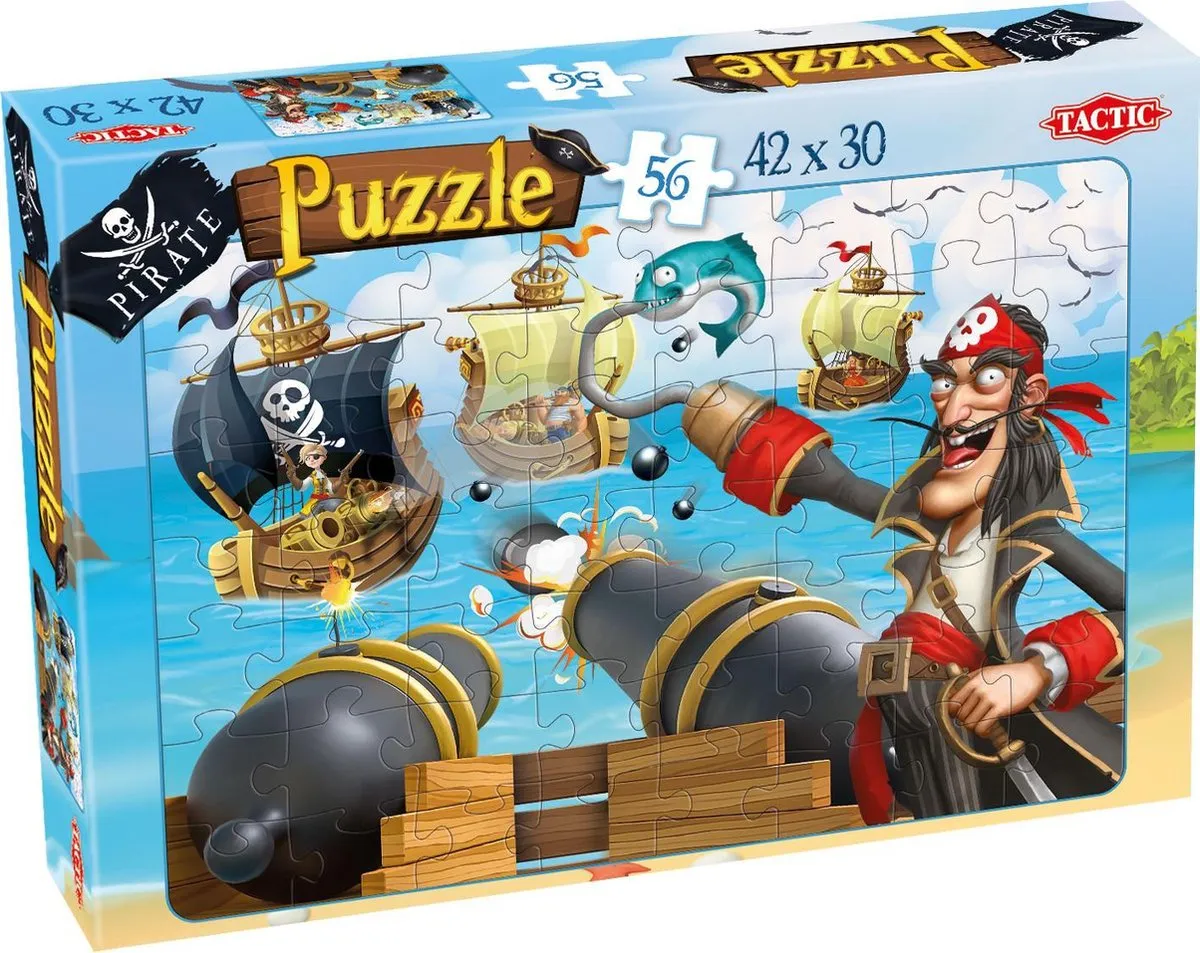 Tactic Piraten Puzzel Sea Battle 56 Stuks