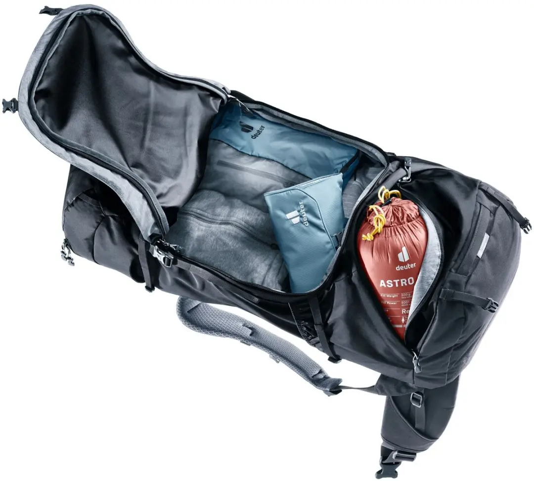Deuter Voyager 65 Plus Rugzak - 65L - Zwart - afbeelding 4 van 6