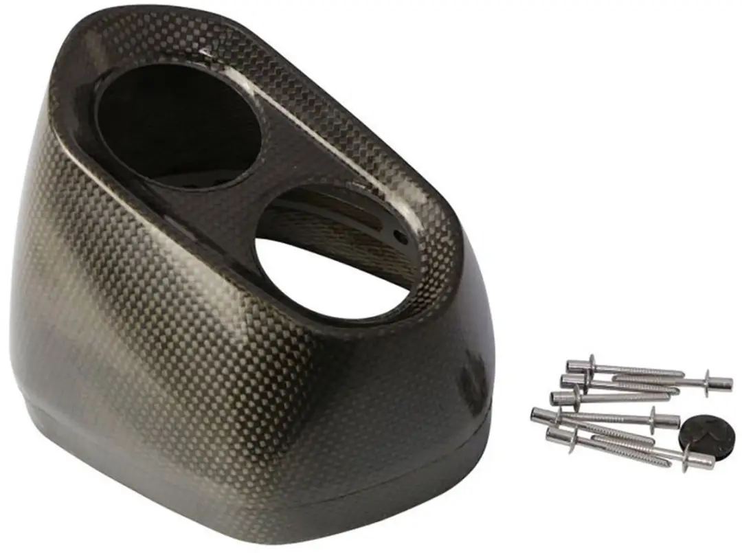 Akrapovic Carbon V-ec261 Uitlaat Eindkap Zwart