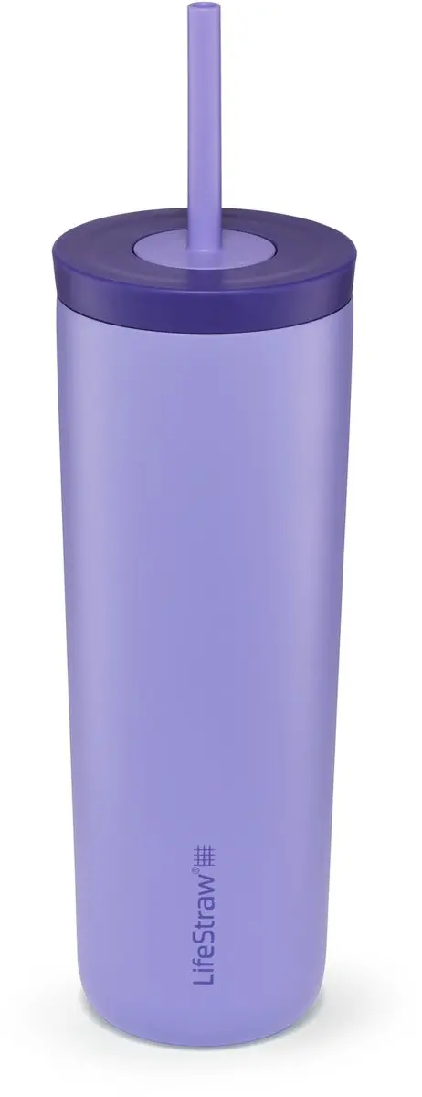 LifeStraw Go Tumbler 500ml RVS Waterfilterfles - Paars