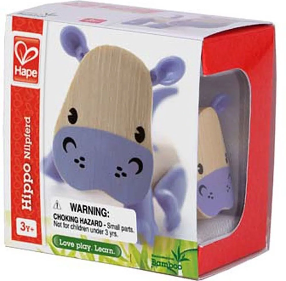 Hape Bamboe Nijlpaard E5537 - Paars