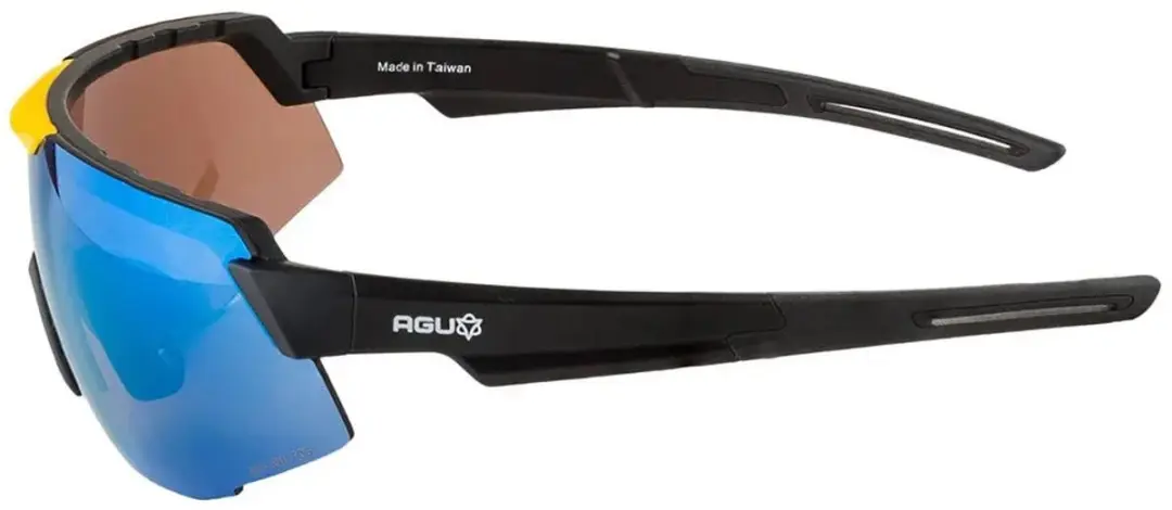 AGU Pride HDII Fietsbril - Zwart Geel - 3 Lenzen
