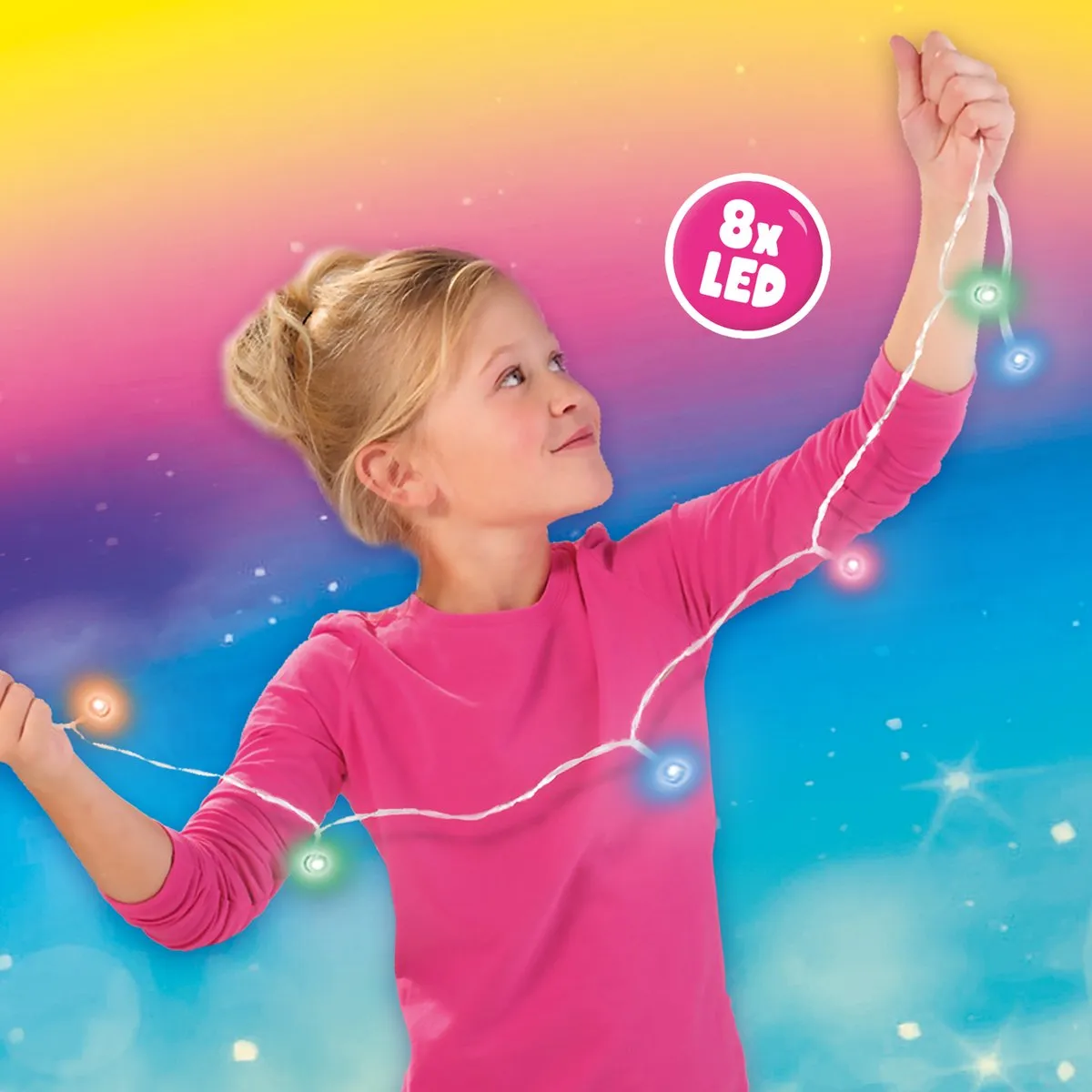 SES Creative Galaxy Dromenlamp - Knutselset - 4 LED Kleuren