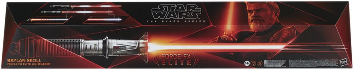 Hasbro Star Wars Ahsoka Black Series Force FX Elite Lightsaber Baylan Skoll - HASG0701 - Multicolor