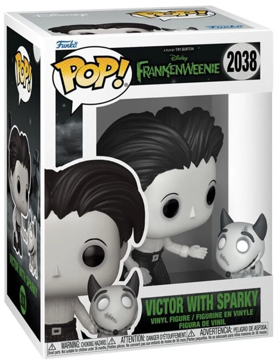 Funko Pop! Frankenweenie Victor met Sparky 2038