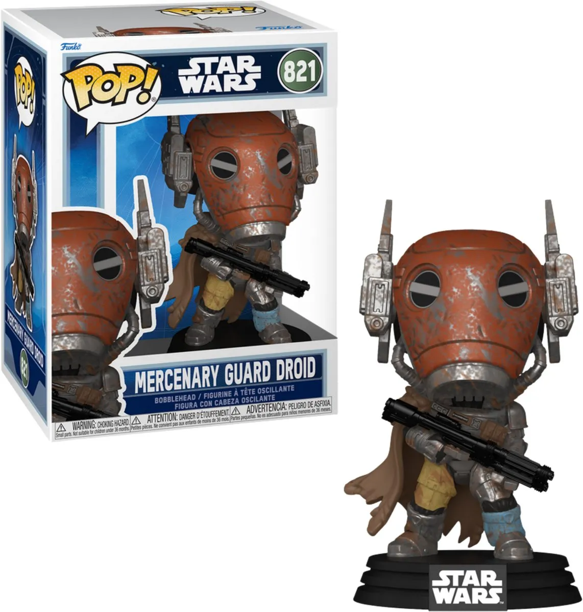 Funko POP Star Wars Mandalorian & Grogu Mercenary