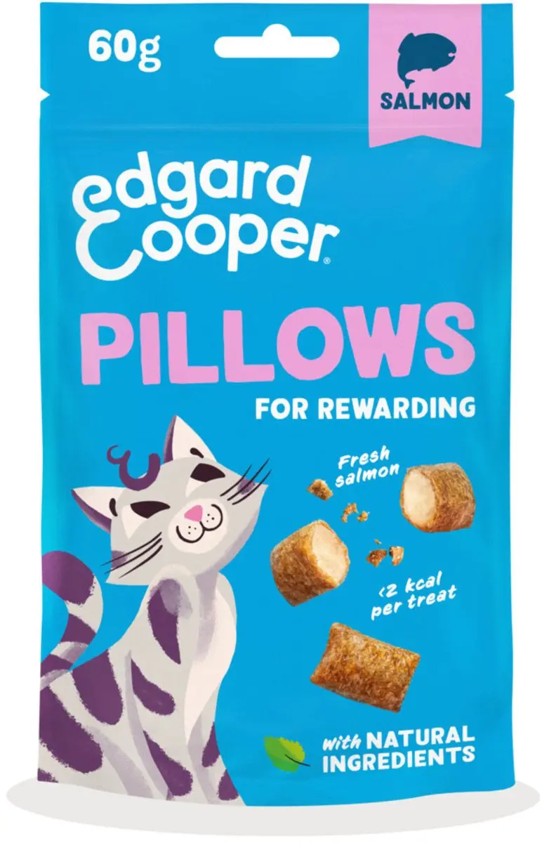 Edgard & Cooper Pillows Kattensnack Zalm 60g
