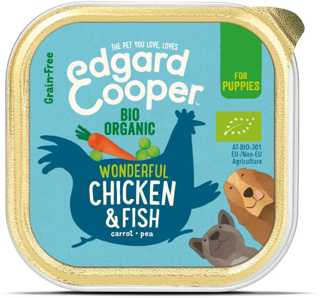 Edgard & Cooper Biologische Kip & Vis Kuipje 100g