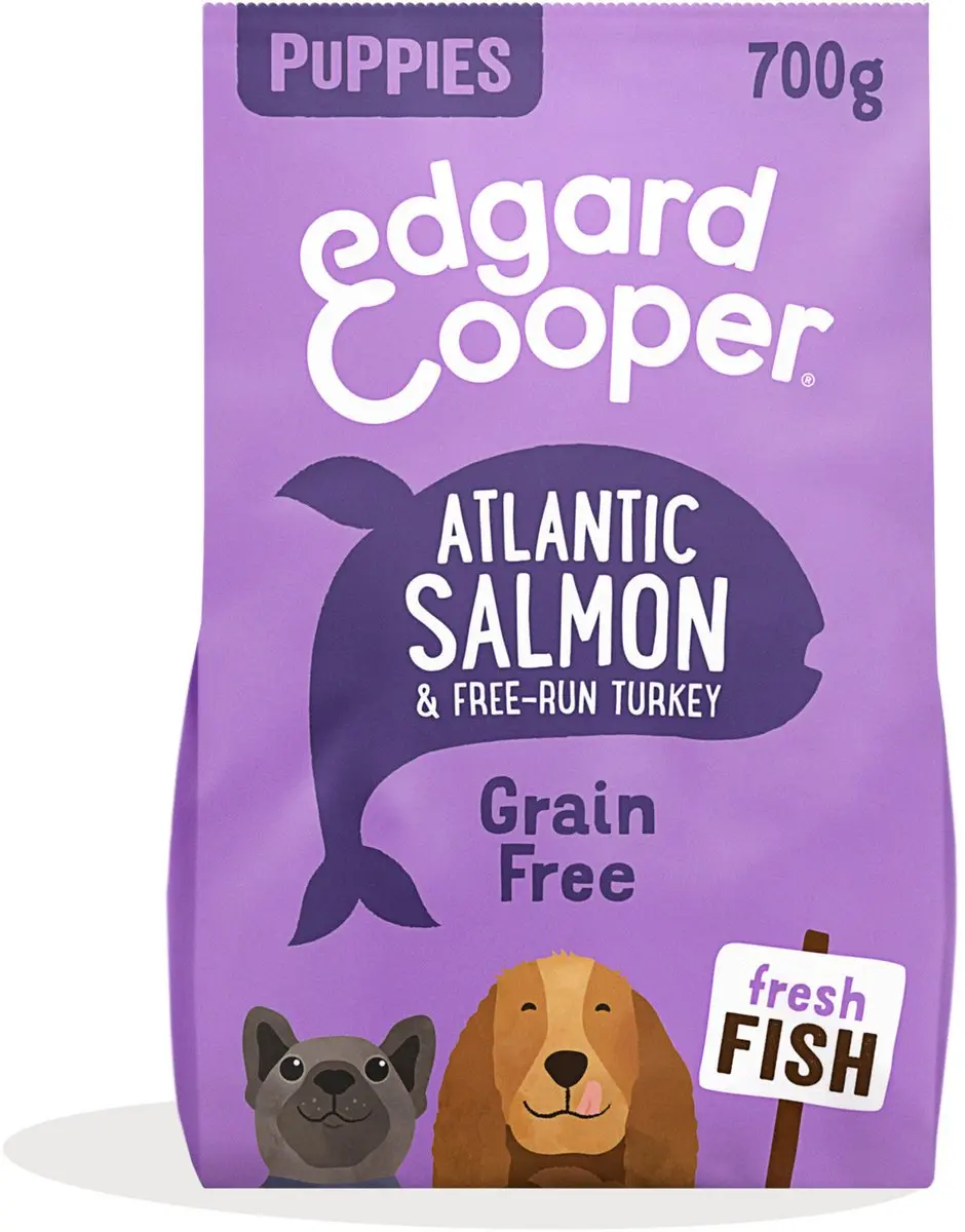 Edgard & Cooper Puppy Graanvrij Zalm & Kalkoen