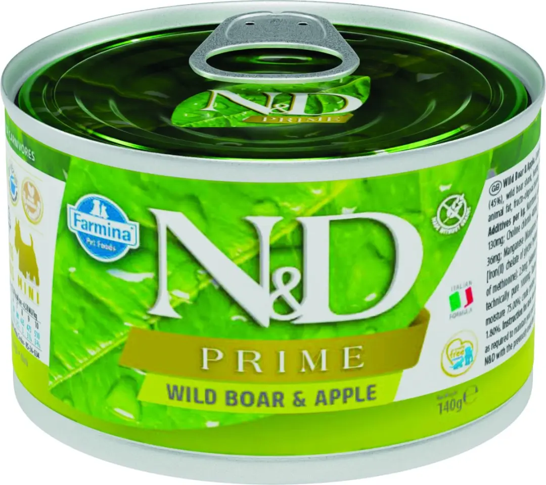 N&D Prime natvoeding voor de hond Wild Zwijn 140 gr.