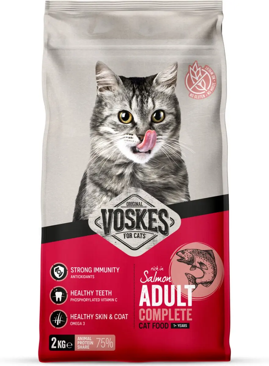 Voskes Kattenbrokken Adult Zalm