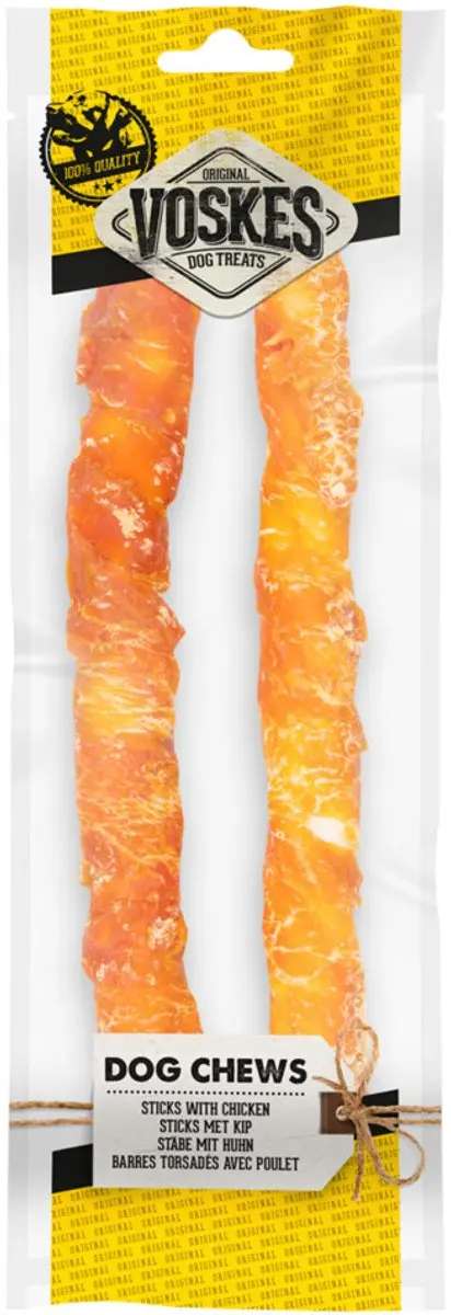 Voskes Hondensnack Stick Kip 25cm