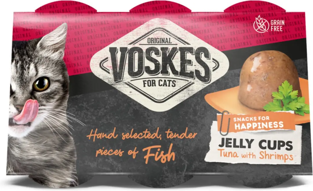 Voskes Tender Pieces Tonijn & Garnalen - 12x25g - afbeelding 6 van 6