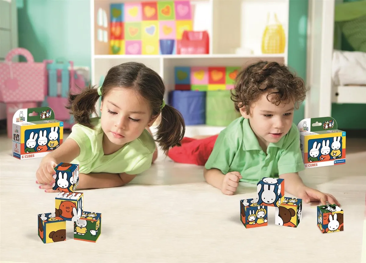 Clementoni Nijntje 6 Blokken Puzzel - 6 Stuks