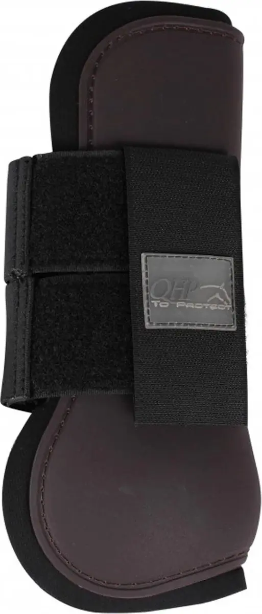 QHP Peesbeschermers Pony - 2 Stuks - Bruin - afbeelding 6 van 6