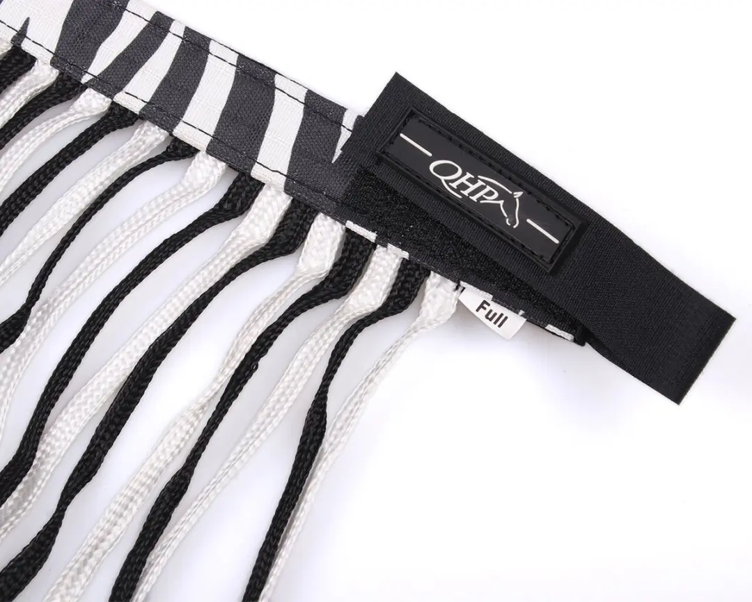 QHP Vliegenfrontriem Shetlander Zebra - afbeelding 4 van 5