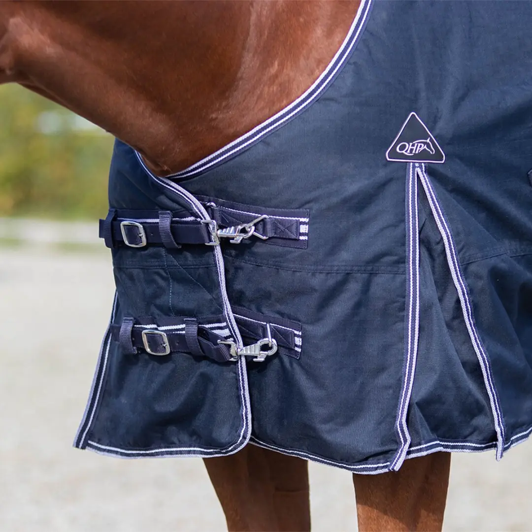 QHP Turnout Luxe Dekbed 200g - 185x200cm - Donkerblauw