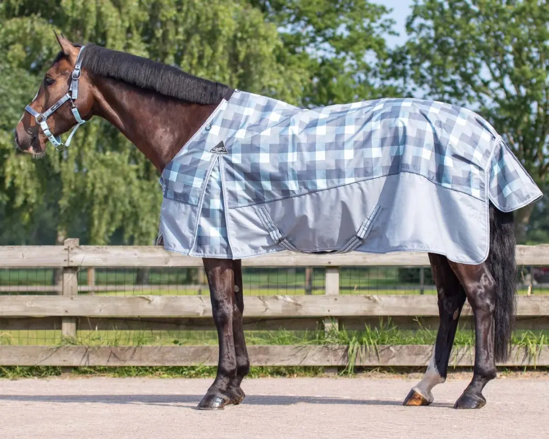 QHP Regendeken met fleece 0gr Turnout Collection