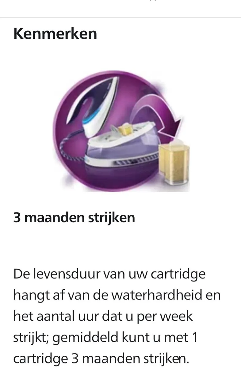 Philips PerfectCare Pure Waterfilter - 1 Stuk
