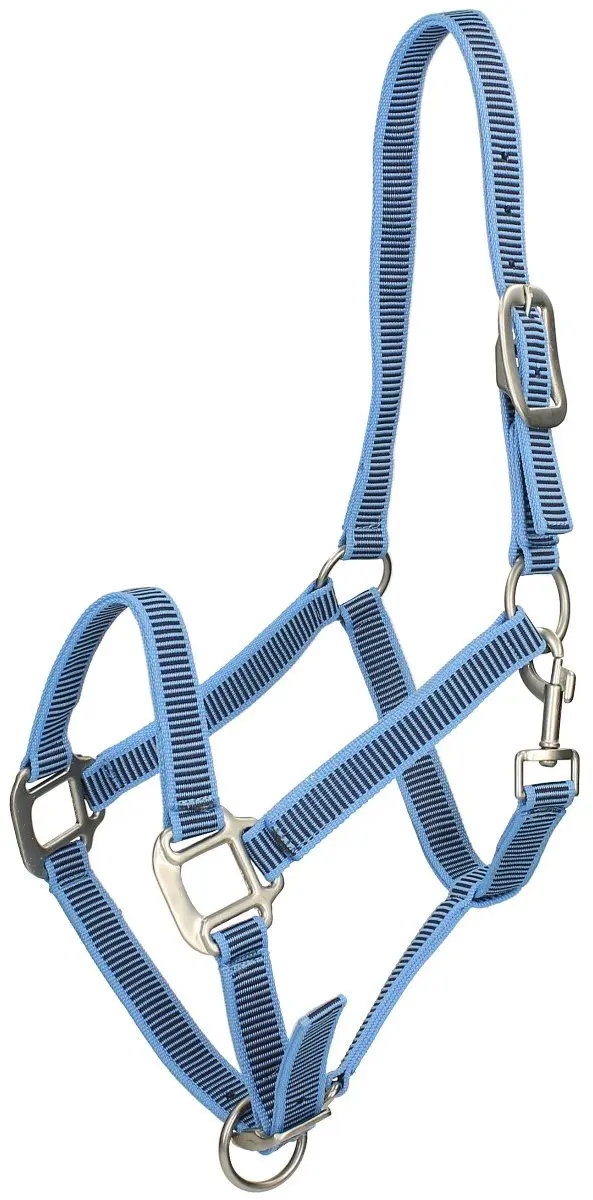 Epplejeck Halster Pony - Lichtblauw/donkerblauw