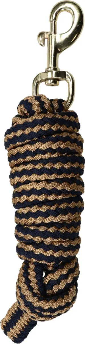 Horsegear Halstertouw Horsegear Hglyx Donkerblauw-goud