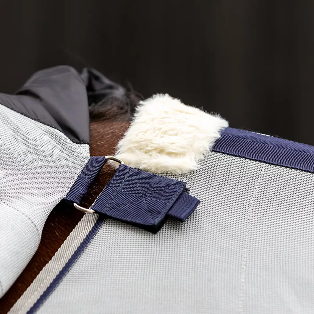 Horsegear Hgprotect V2 Vliegendeken - 155cm Grijs - afbeelding 6 van 6