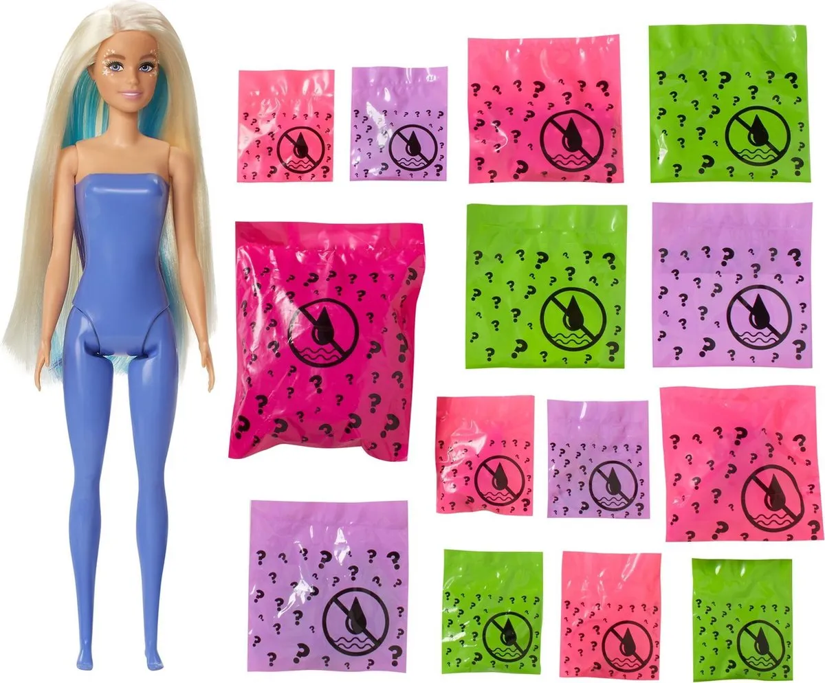 Barbie Color Reveal Ultimate Reveal Wave 2 Fantasy Fashion Fee - Blauw