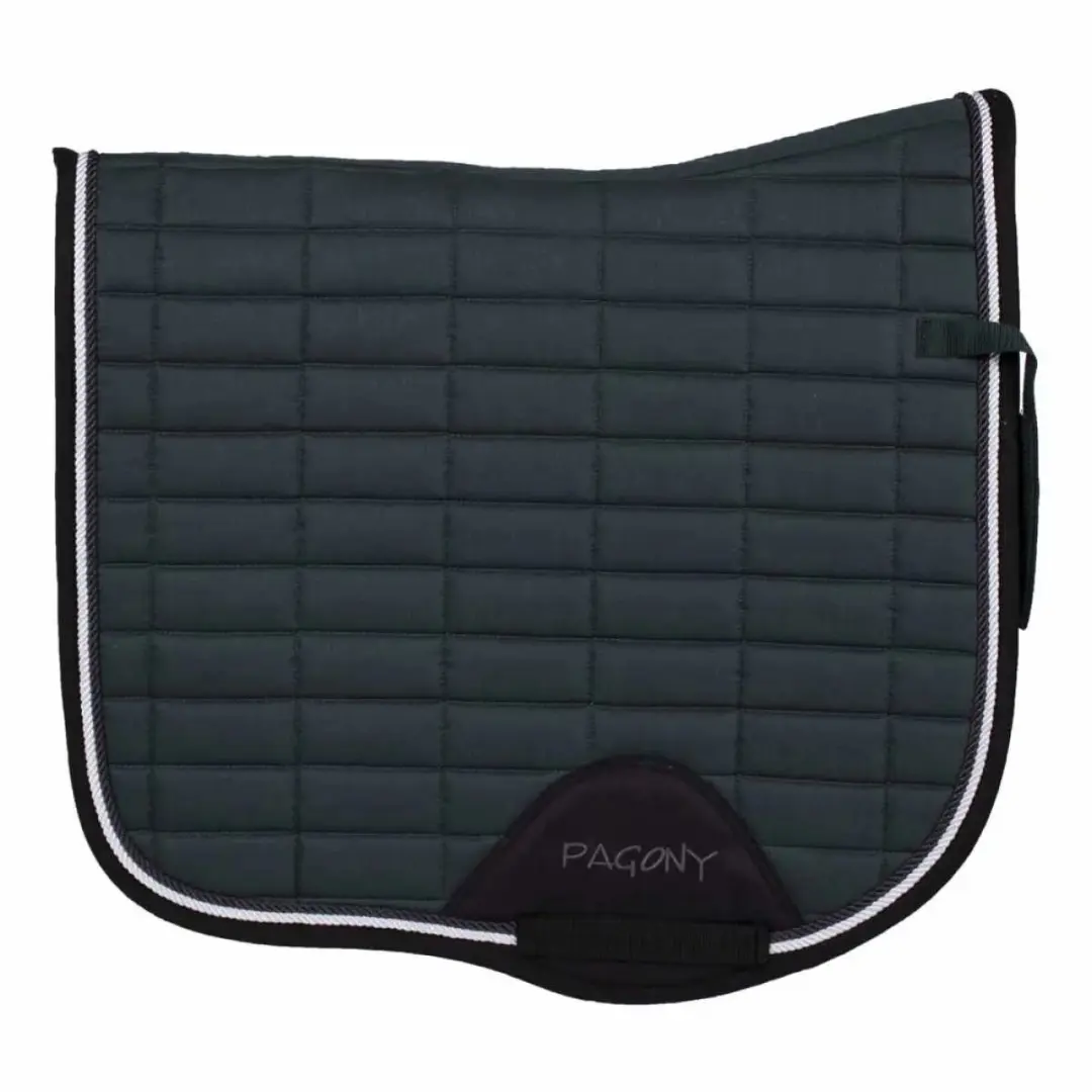 Pagony Work Zadeldek Cob - Donkergroen Katoen