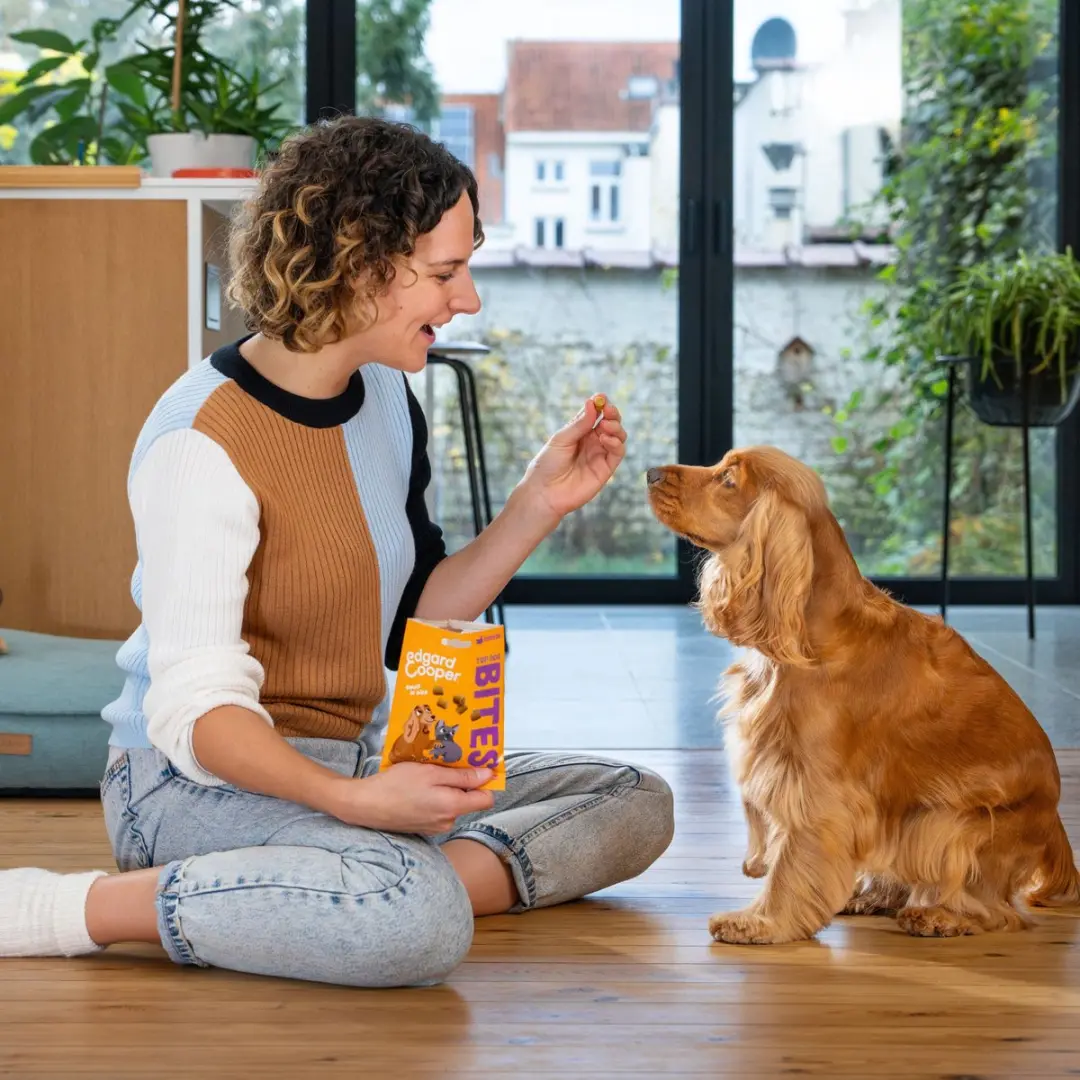 Edgard & Cooper Kip Bites Small Hondensnacks - 4x50g