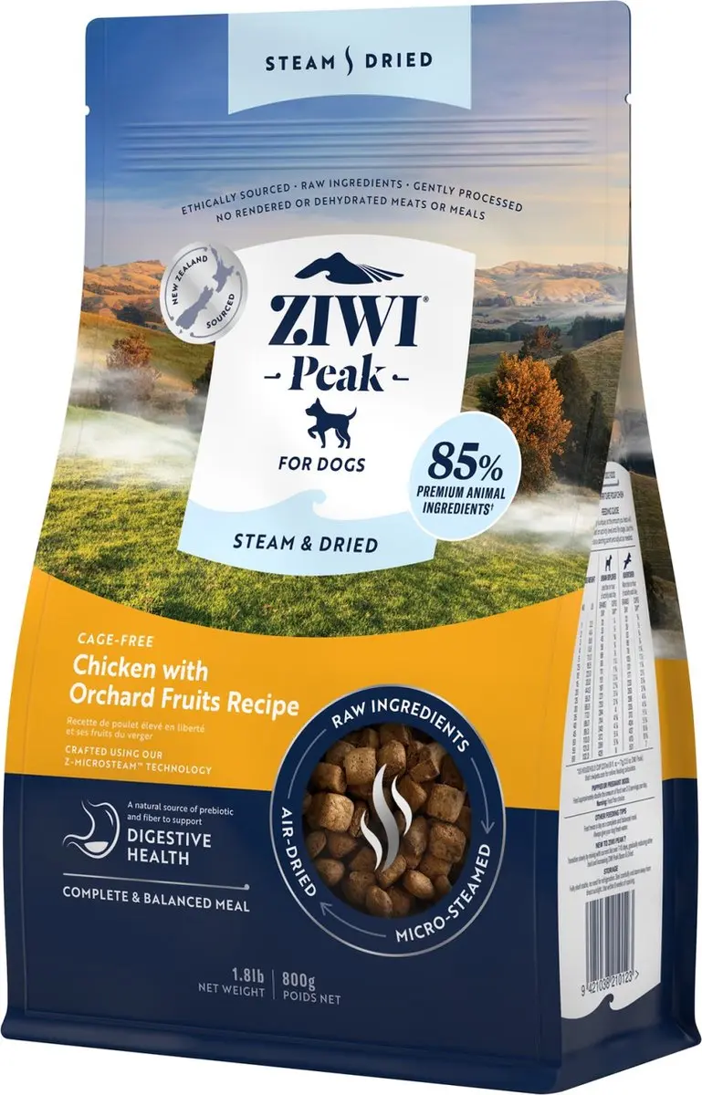 Ziwi Peak Steam & Dried hondenvoeding