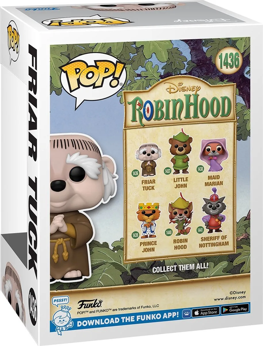 Funko Pop! Disney Robin Hood - Friar Tuck 75910 - Multi