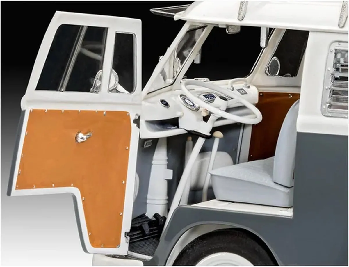 Revell VW T1 Camper 07674 Modelbouwpakket - 189 Onderdelen - 1:24 - Multi